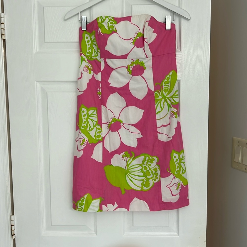 Lilly Pulitzer strapless mini dress